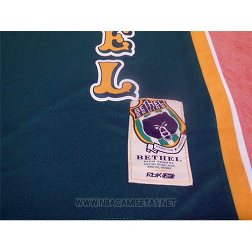 Camiseta Bethel Allen Iverson NO 3 Verde